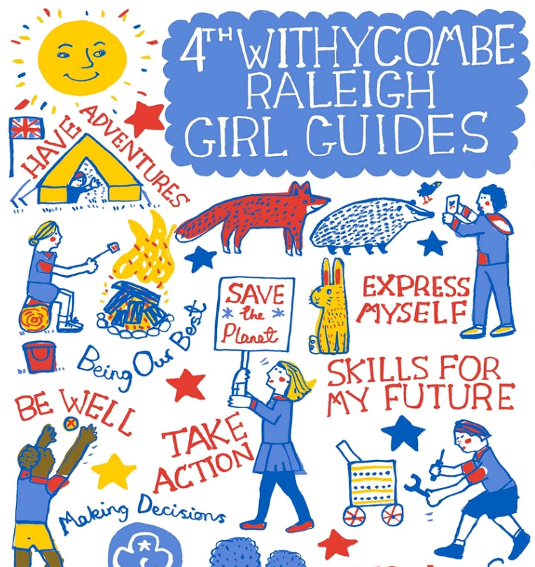 Girl Guiding Adventures and Artwork