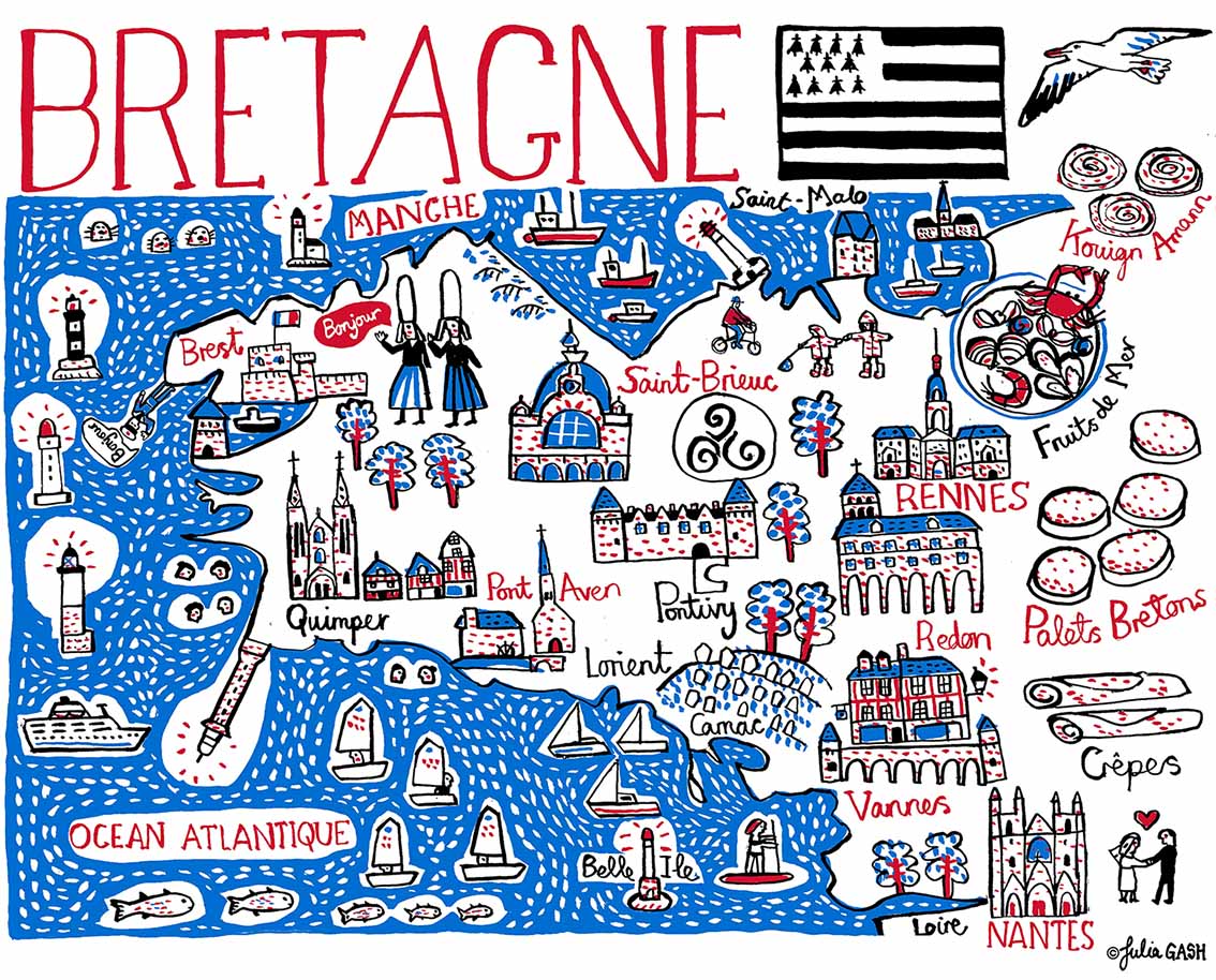 Bretagne Tote Bag