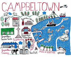 Campbeltown Art Print by Julia Gash