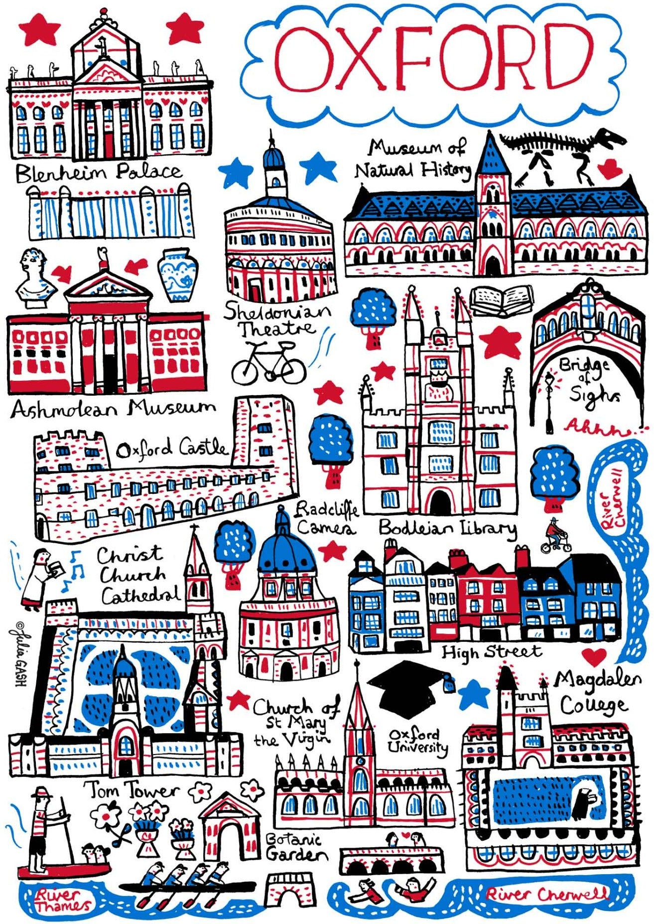 Oxford Art Print - Julia Gash