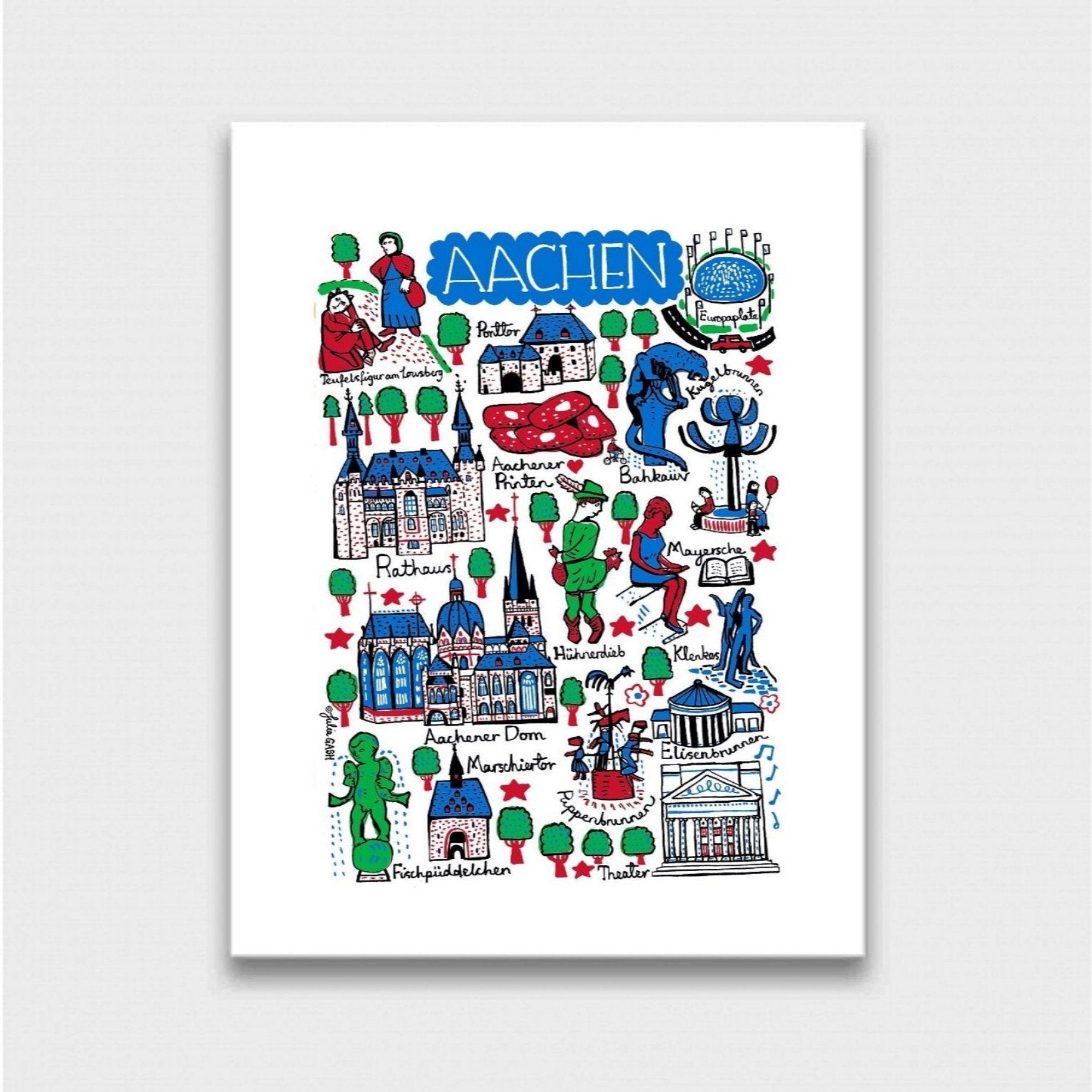 Aachen Art Print by Julia Gash