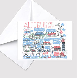 Aldeburgh Greeting Card - Julia Gash
