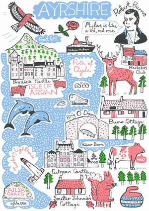 Ayrshire Postcard by Julia Gash