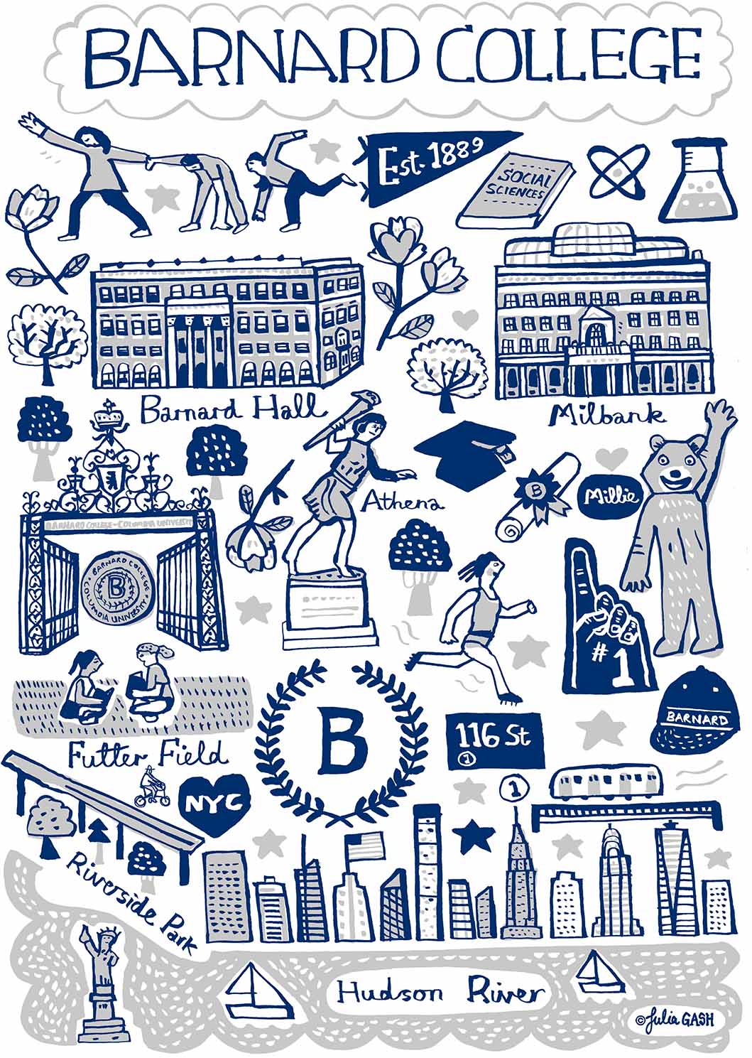 Barnard College Design by Julia Gash