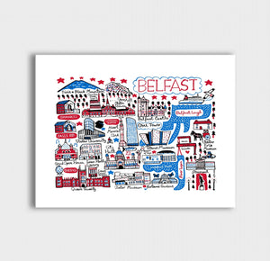 Belfast Art Print by Julia Gash