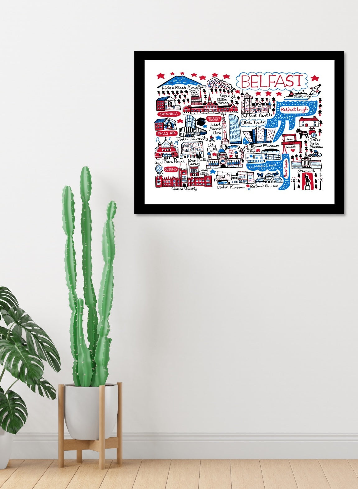 Belfast Art print by Julia Gash