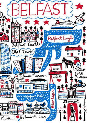 Belfast Art Print by Julia Gash