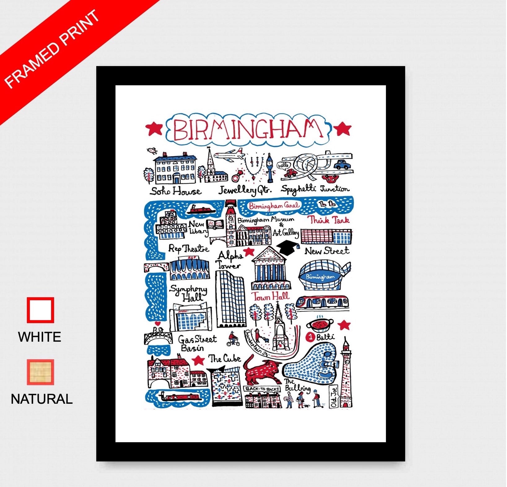 Birmingham Art Print - Julia Gash