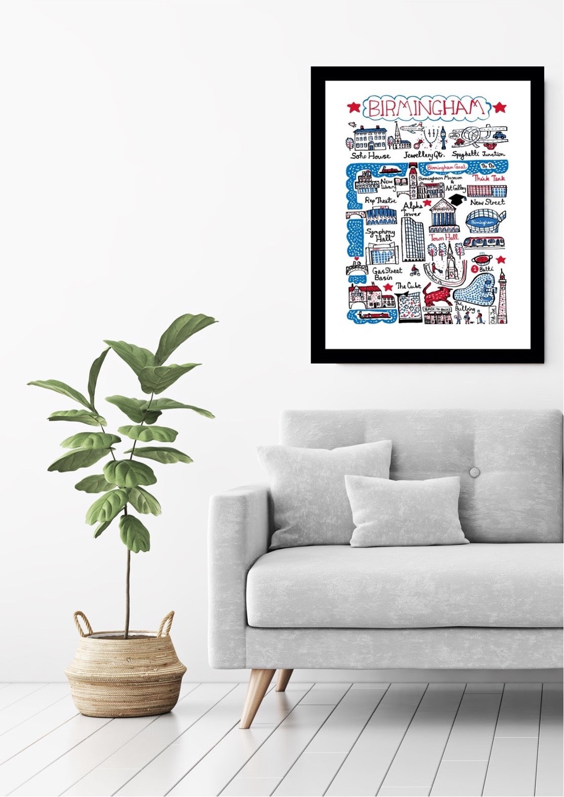 Birmingham Art Print - Julia Gash