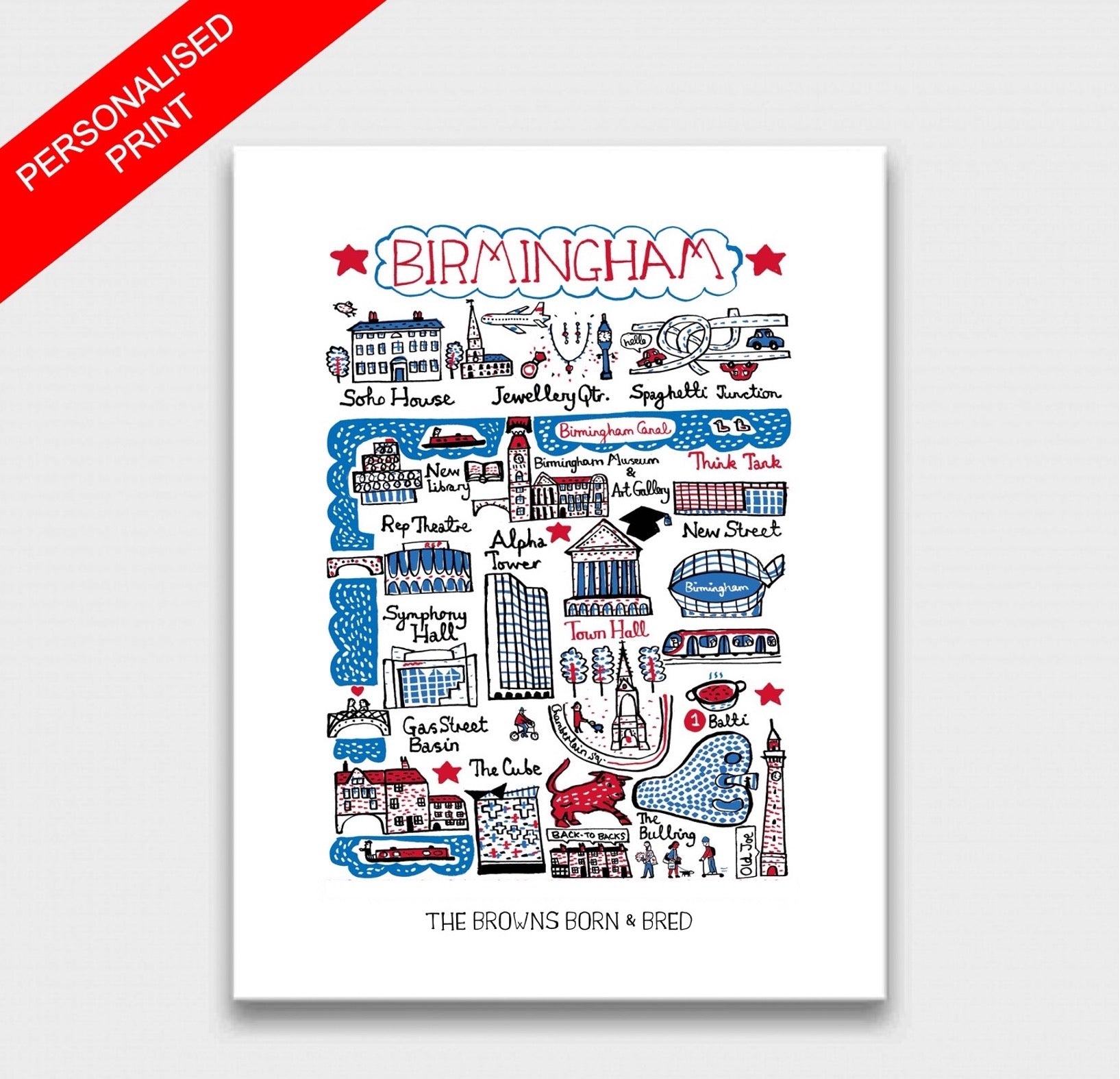 Birmingham Art Print - Julia Gash