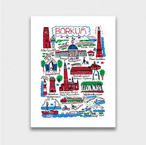 Borkum Art Print by Julia Gash