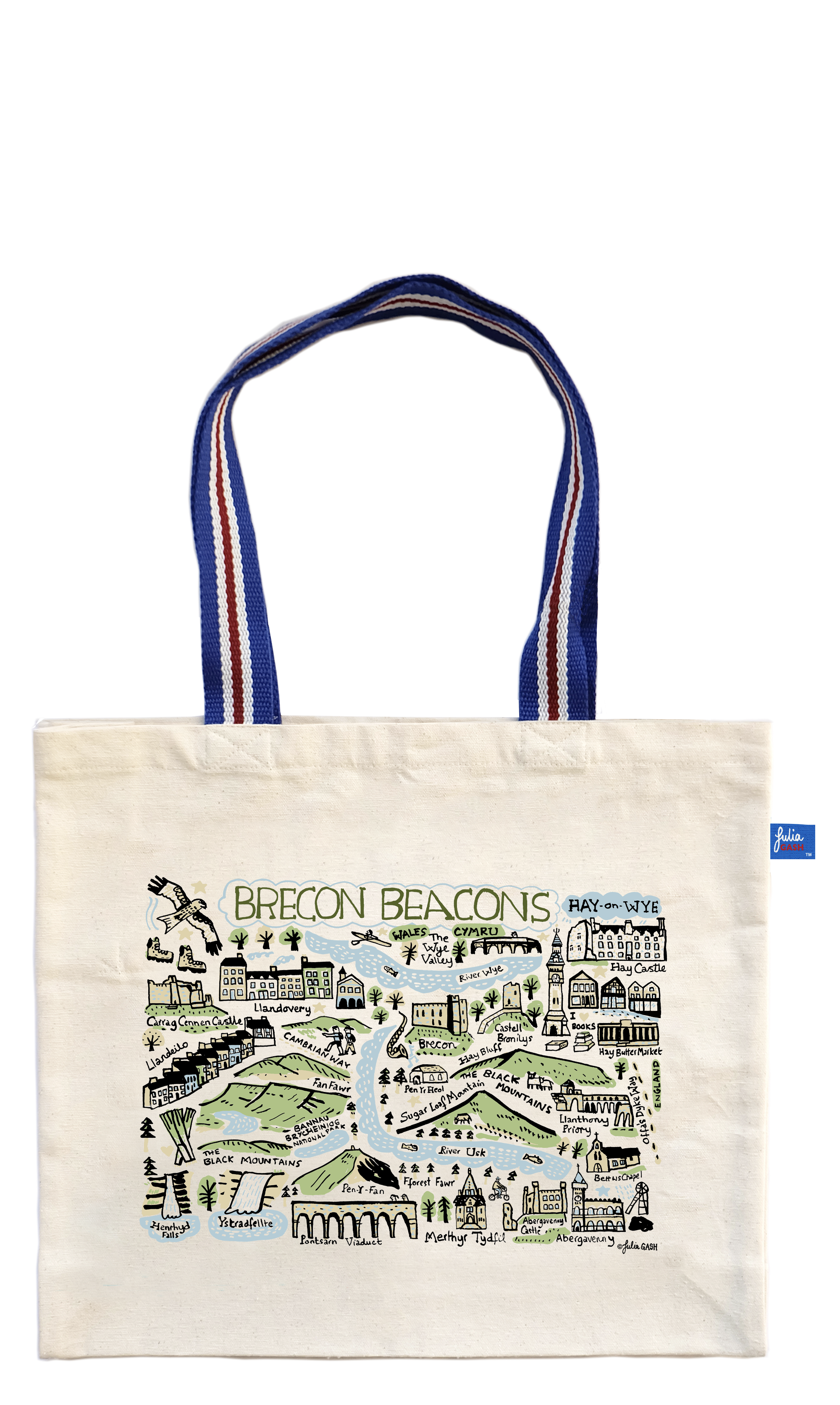 Brecon Beacons and Hay-on-Wye Tote Bag
