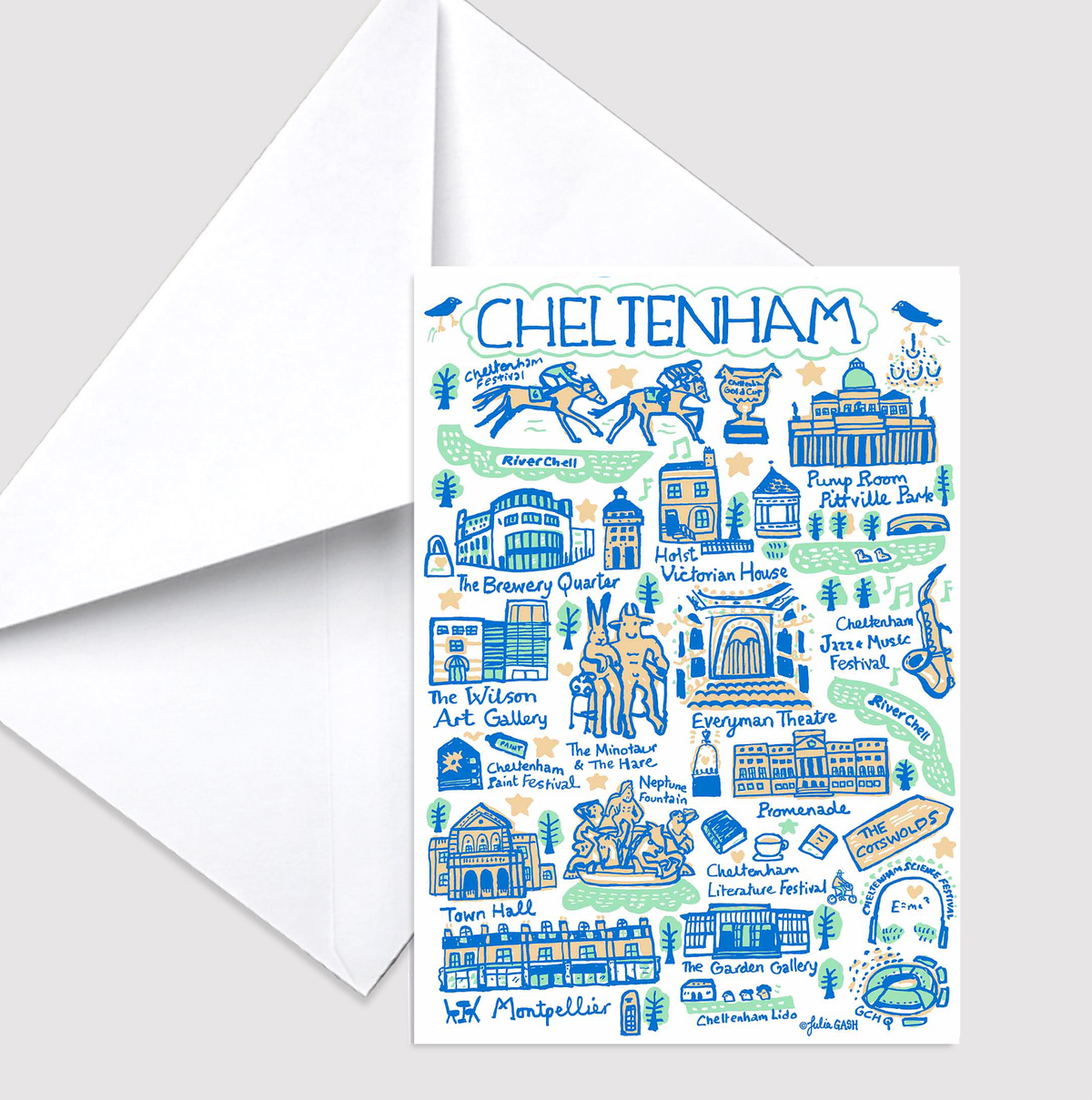 Cheltenham Greeting Card