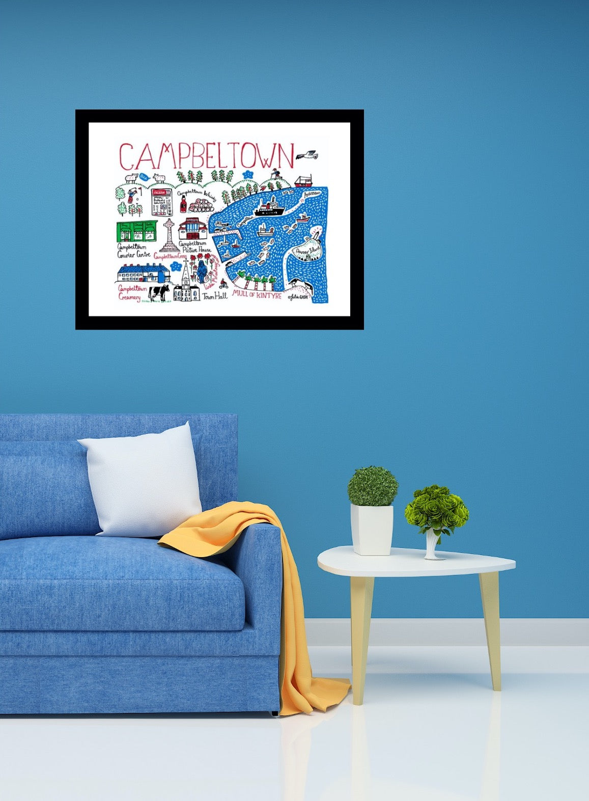 Campbeltown Art Print by Julia Gash