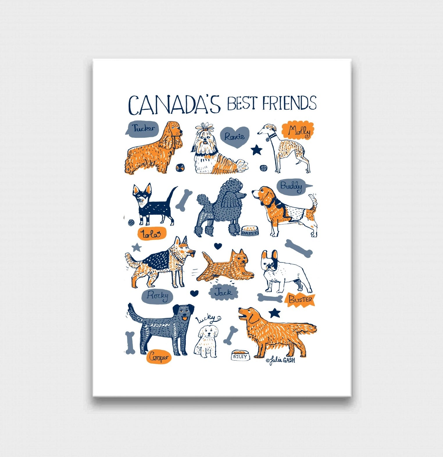 Canada’s Best Friends Art Print