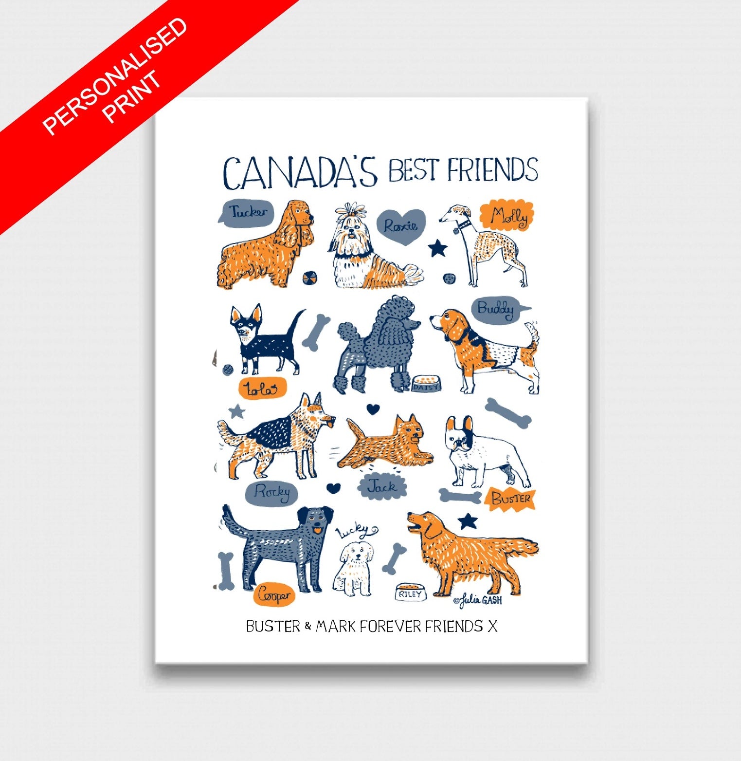 Canada’s Best Friends Art Print