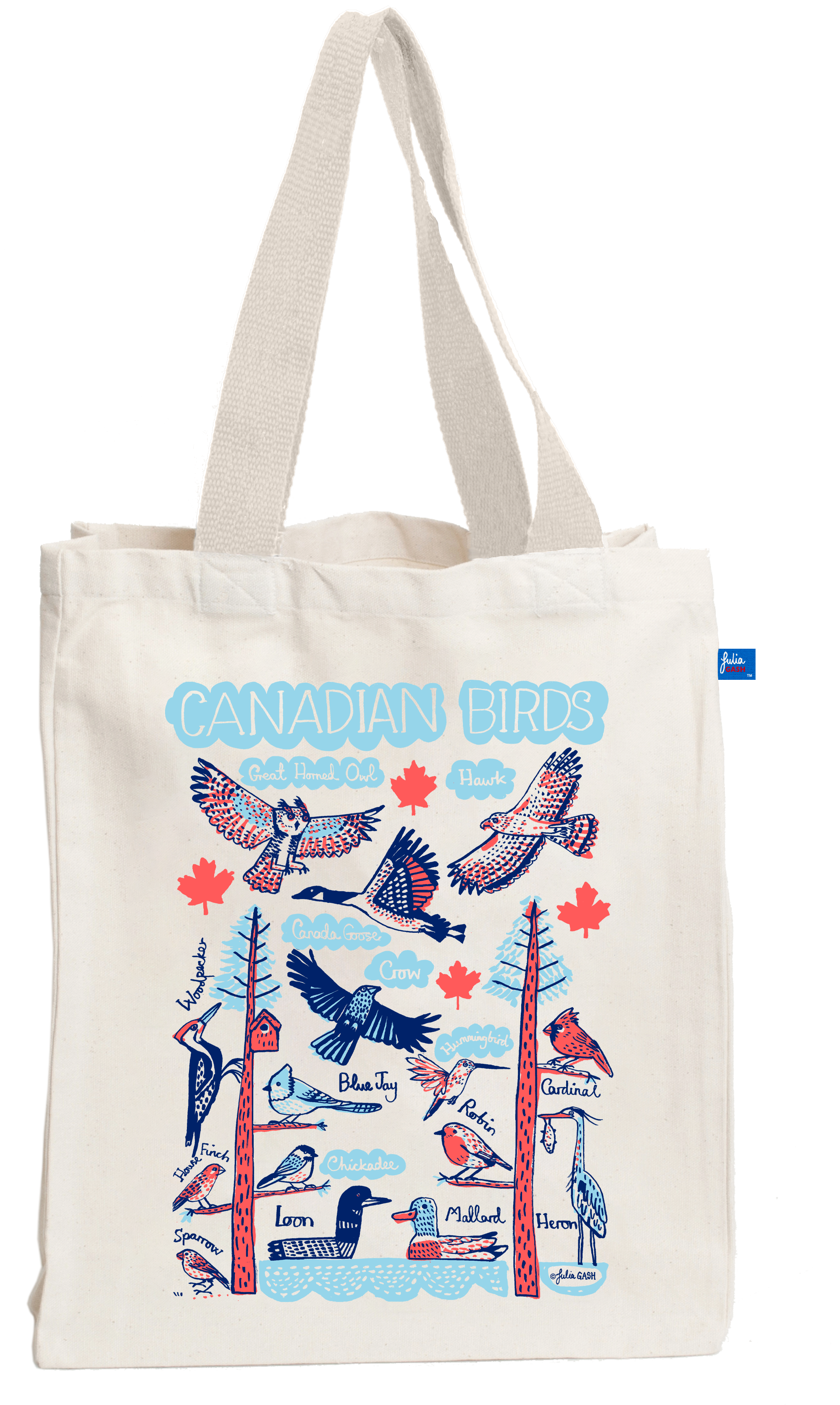 Canadian Birds Tote Bag - Julia Gash