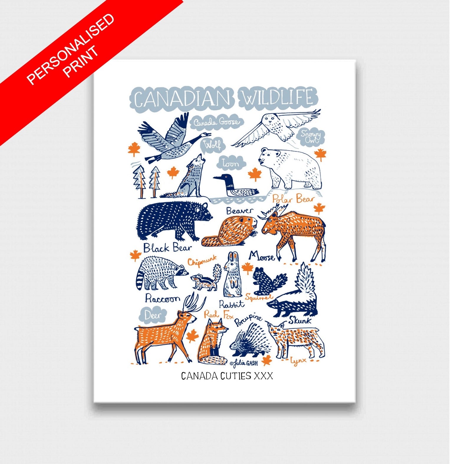 Canadian Wildlife Art Print