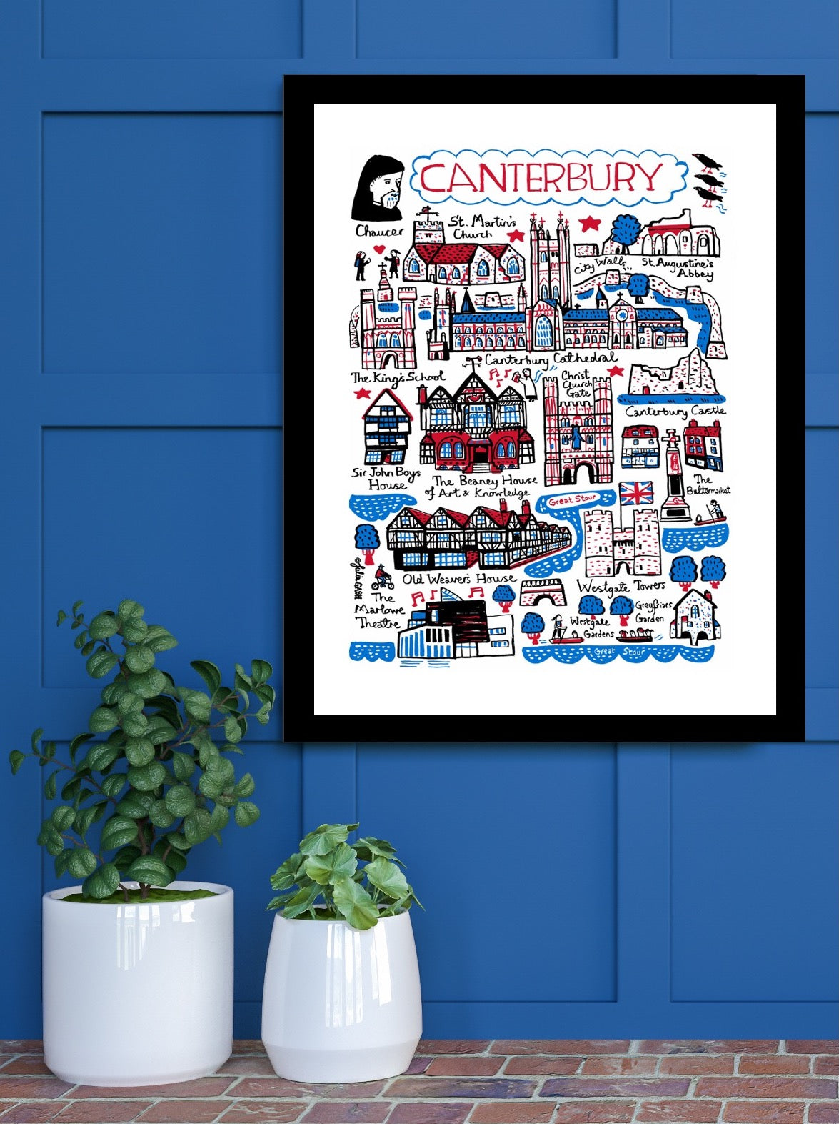 Canterbury Art Print - Julia Gash