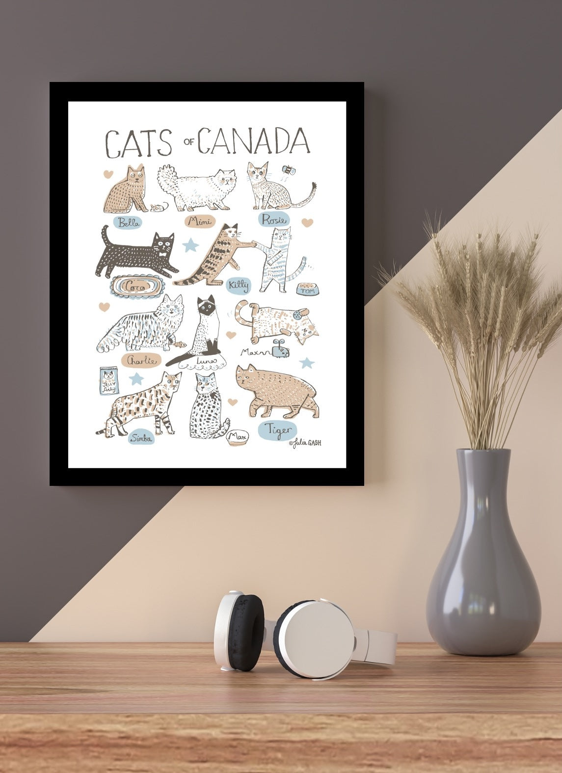 Cats of Canada Art Print