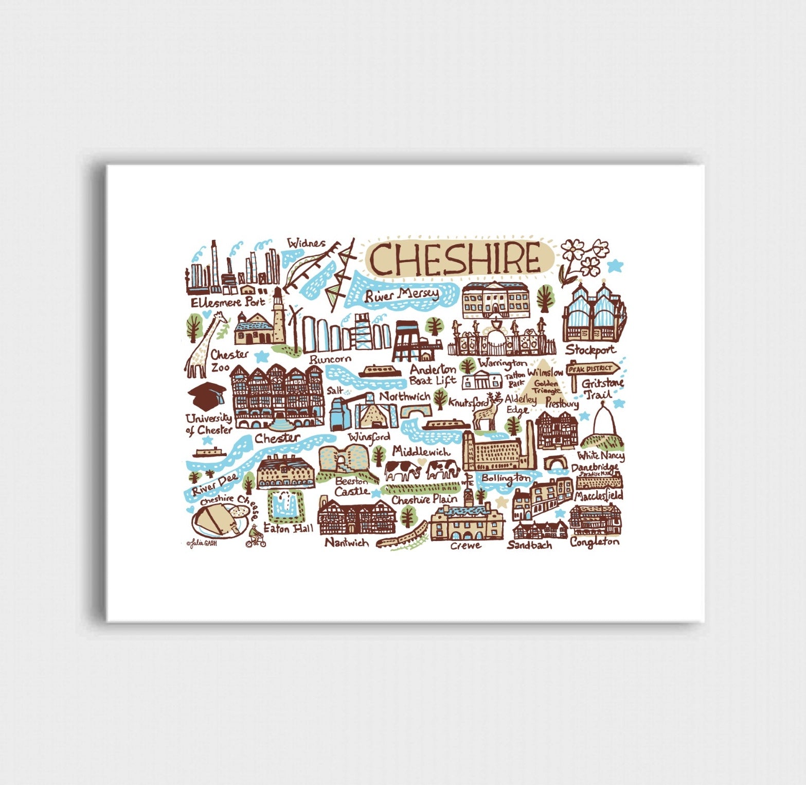 Cheshire Art Print