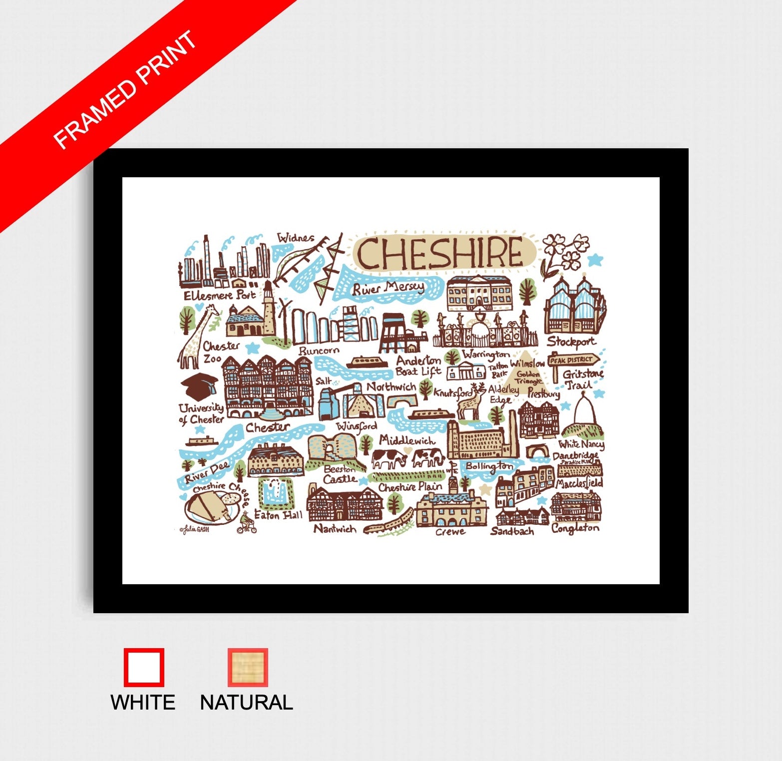Cheshire Art Print
