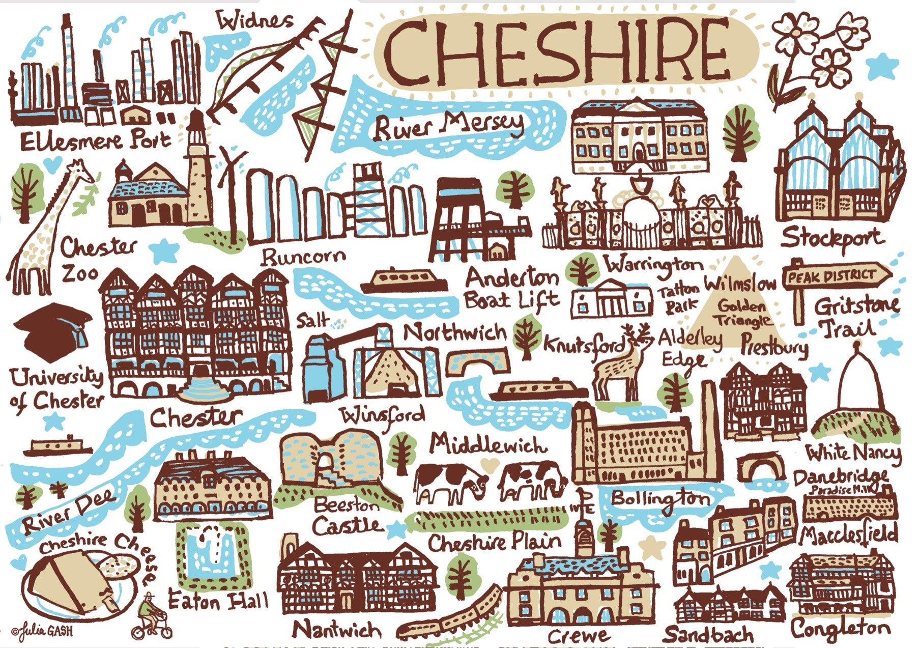 Cheshire Art Print