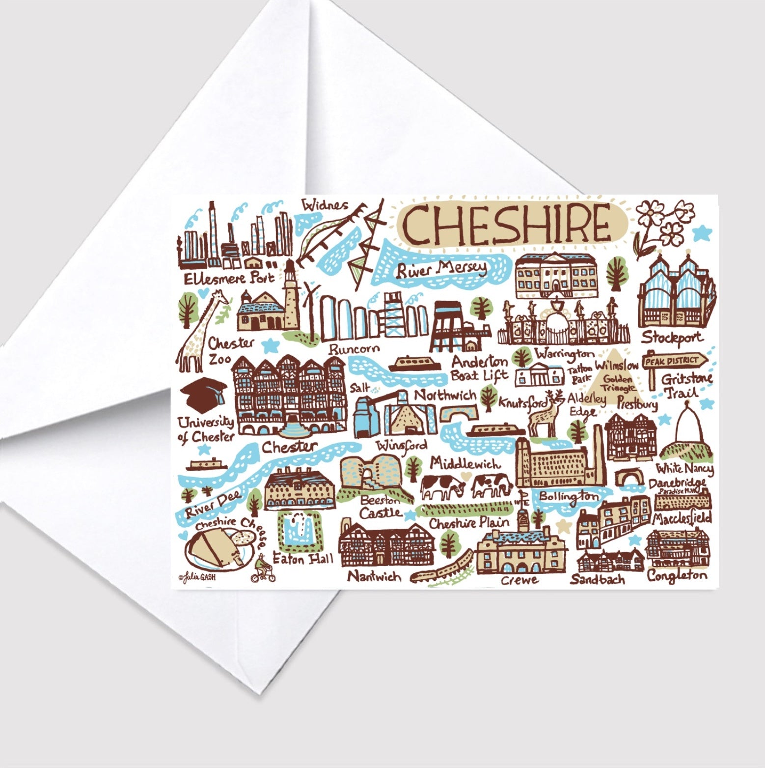 Cheshire Greeting Card