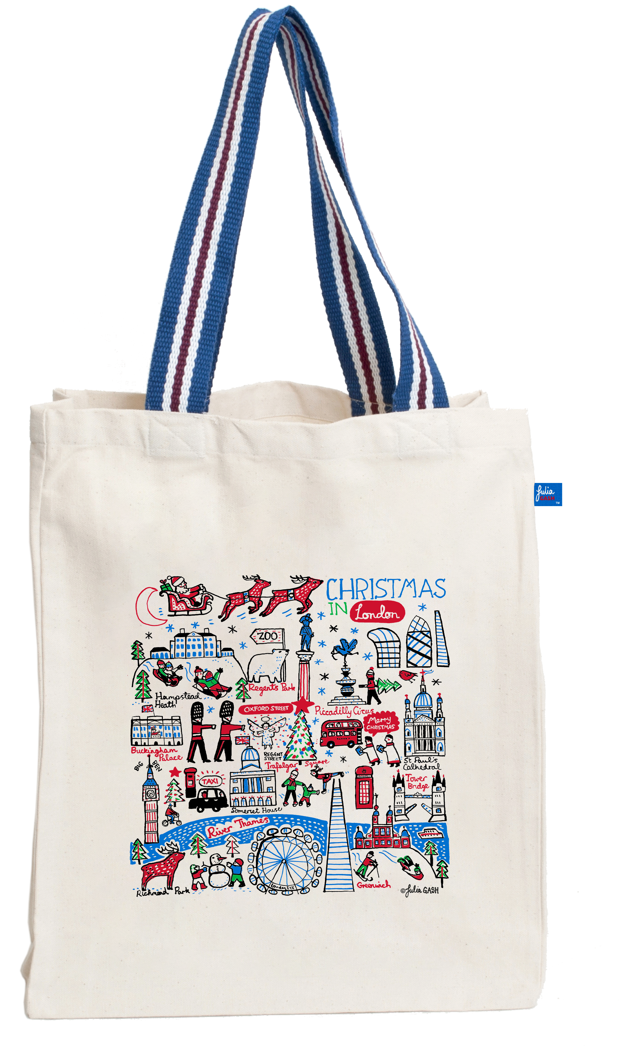 Christmas in London Tote Bag