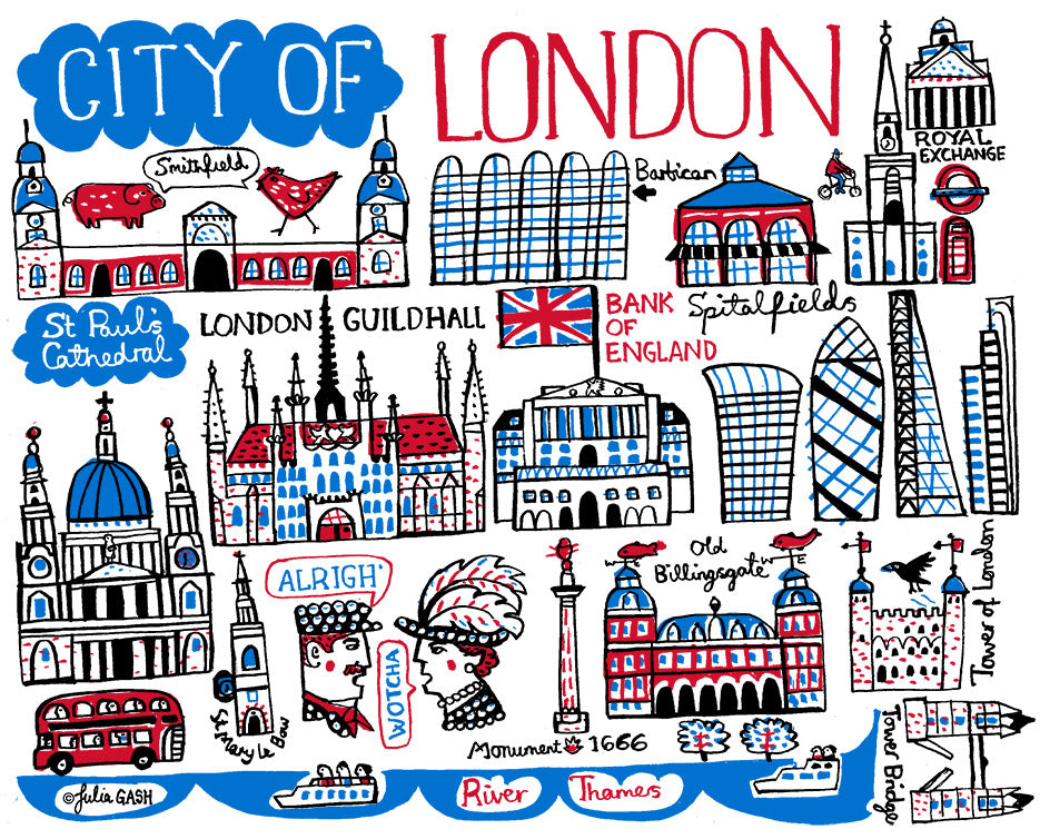 City of London Art Print