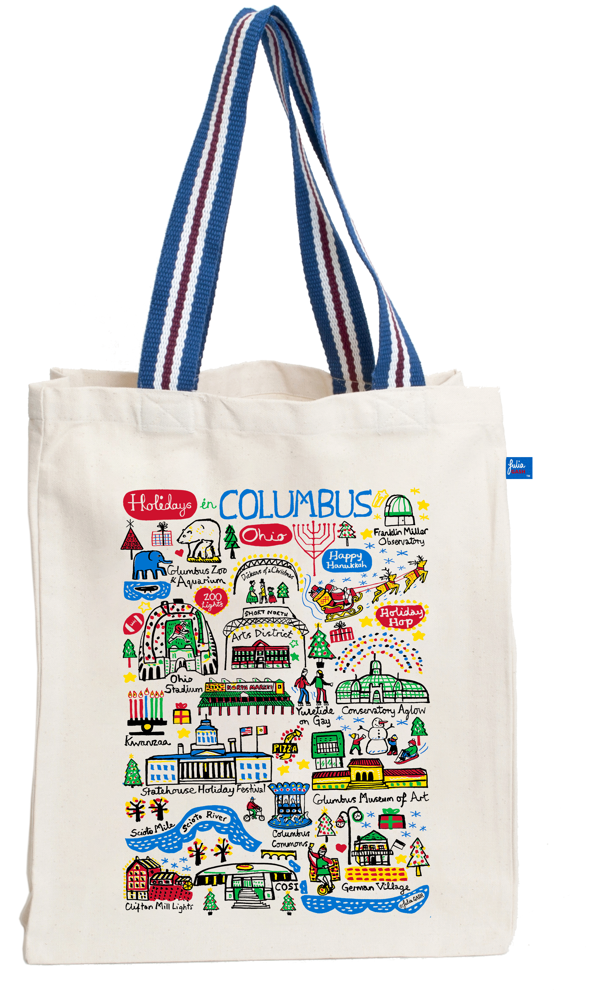 Holidays in Columbus Tote Bag
