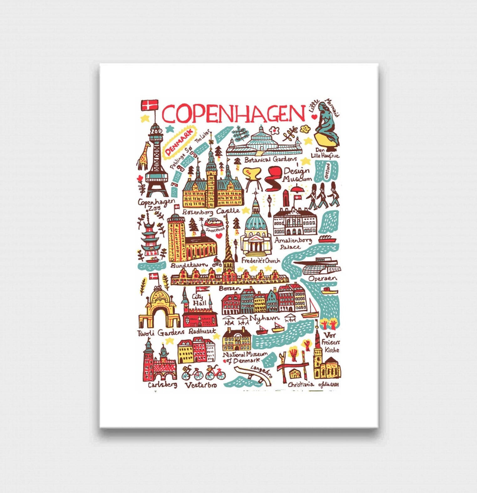 Copenhagen Art Print