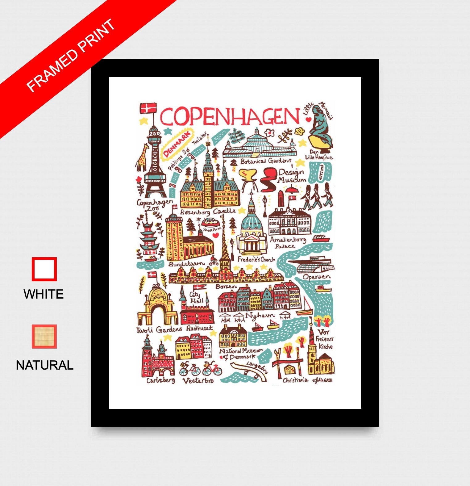 Copenhagen Art Print