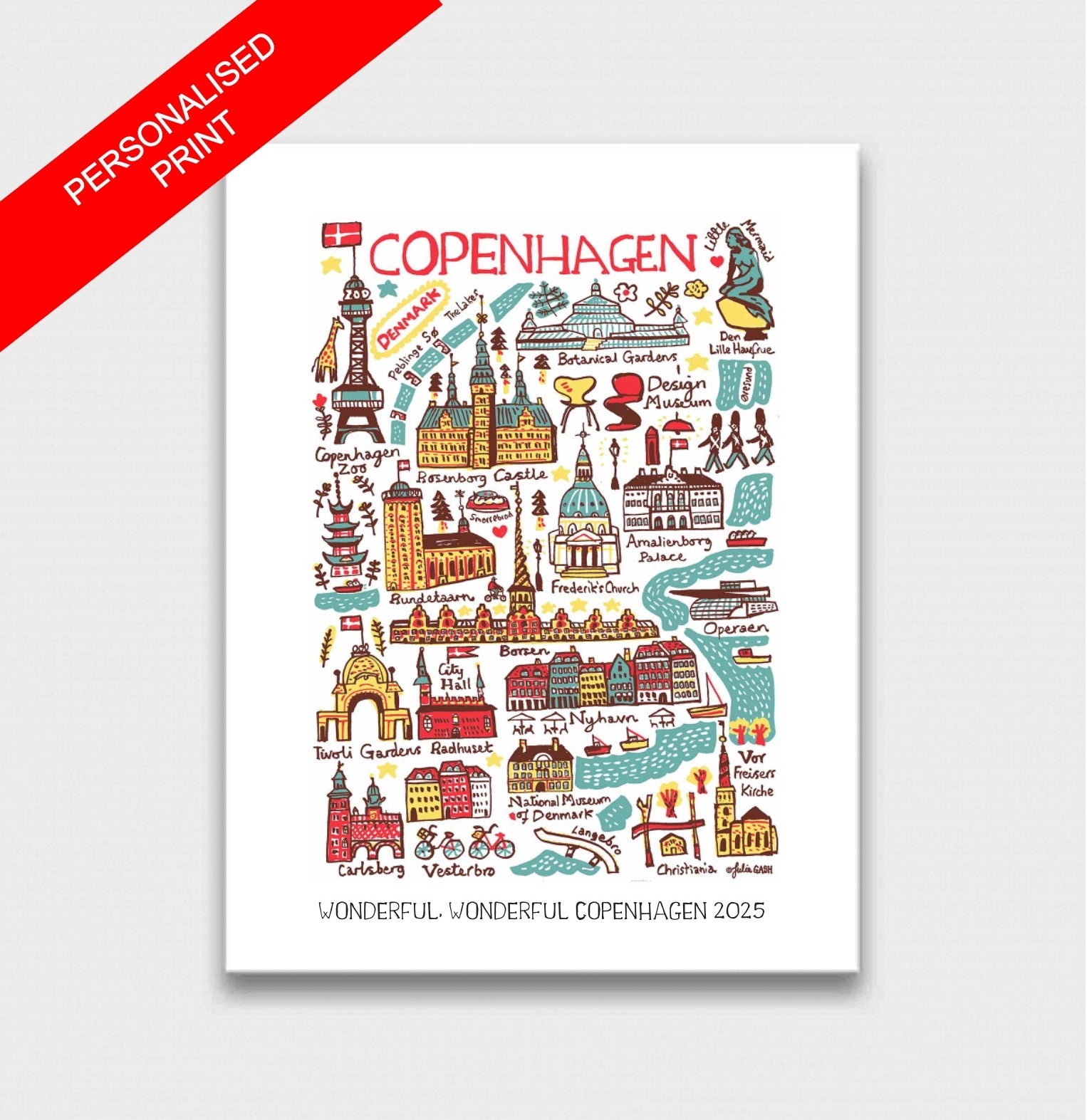 Copenhagen Art Print