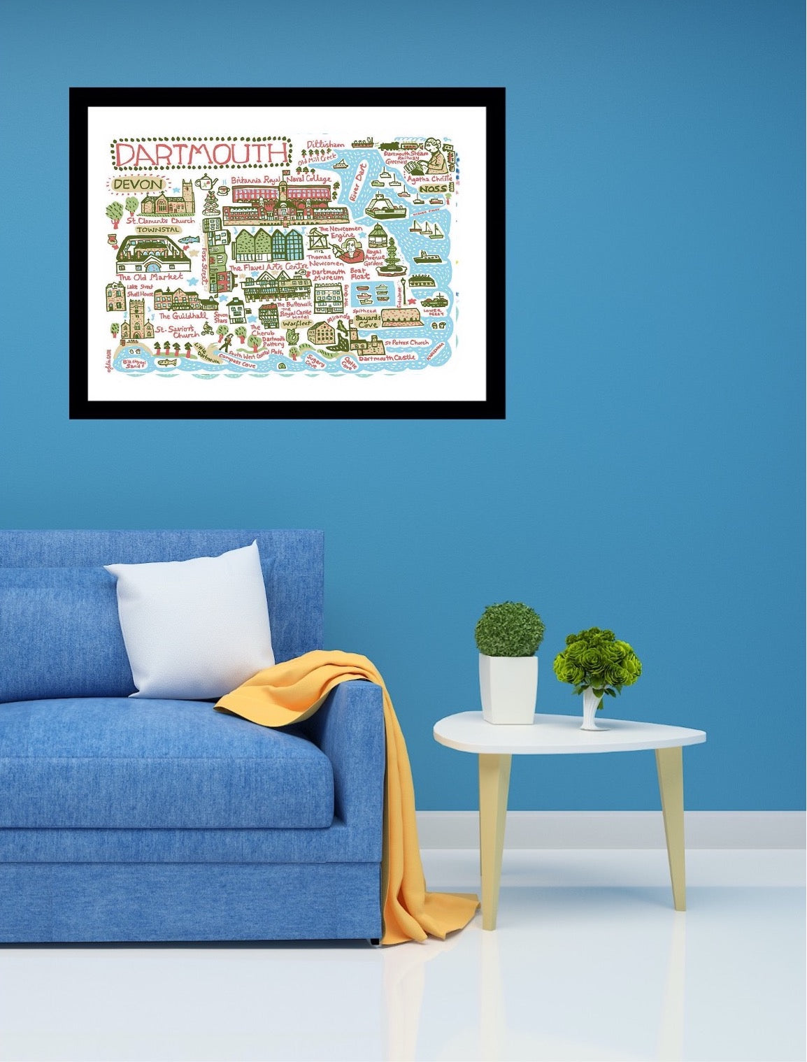 Dartmouth Art Print by Julia Gash