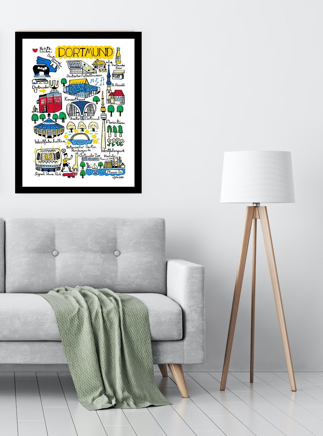 Dortmund Art Print By Julia Gash