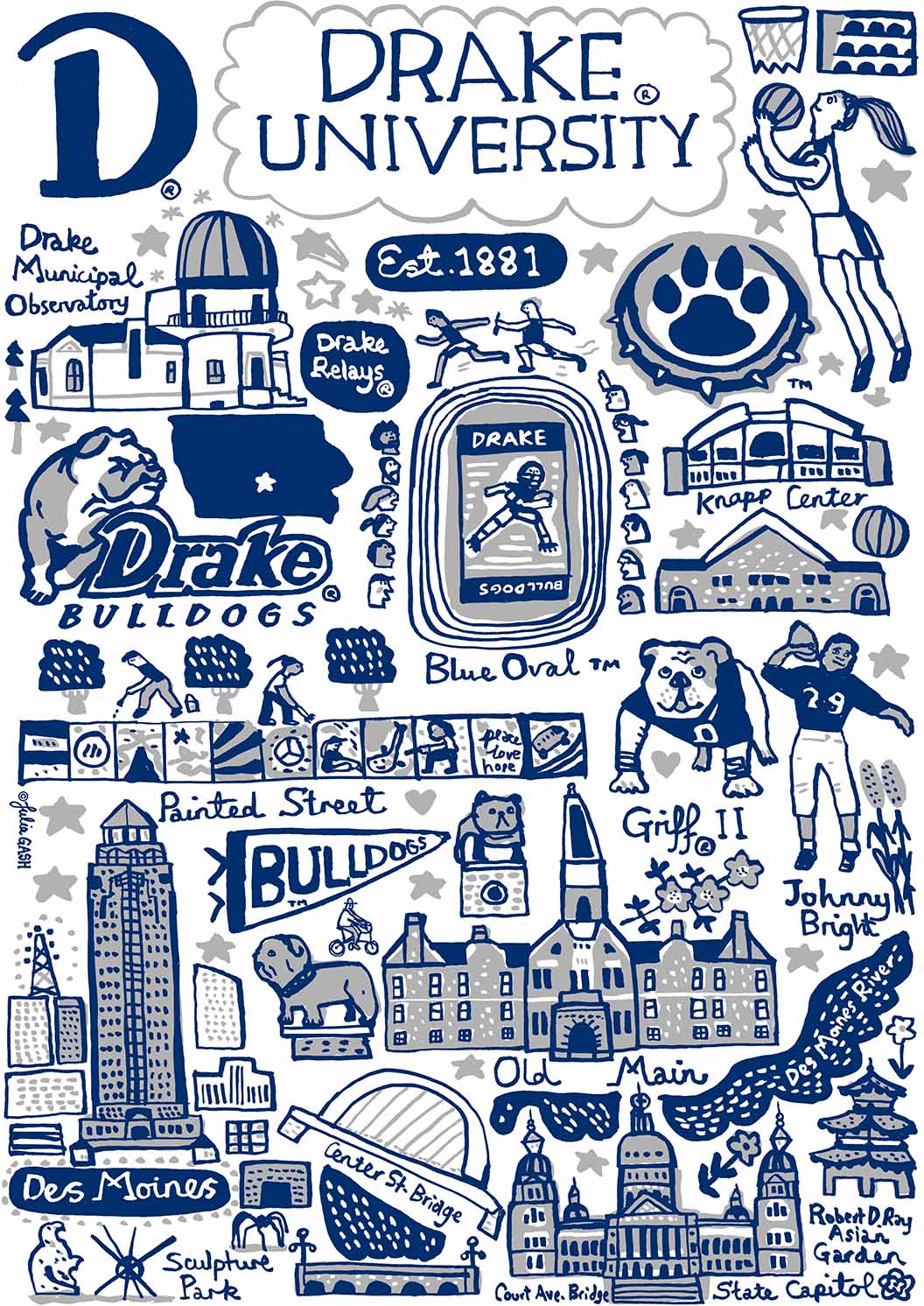 Drake University Design by Julia Gash