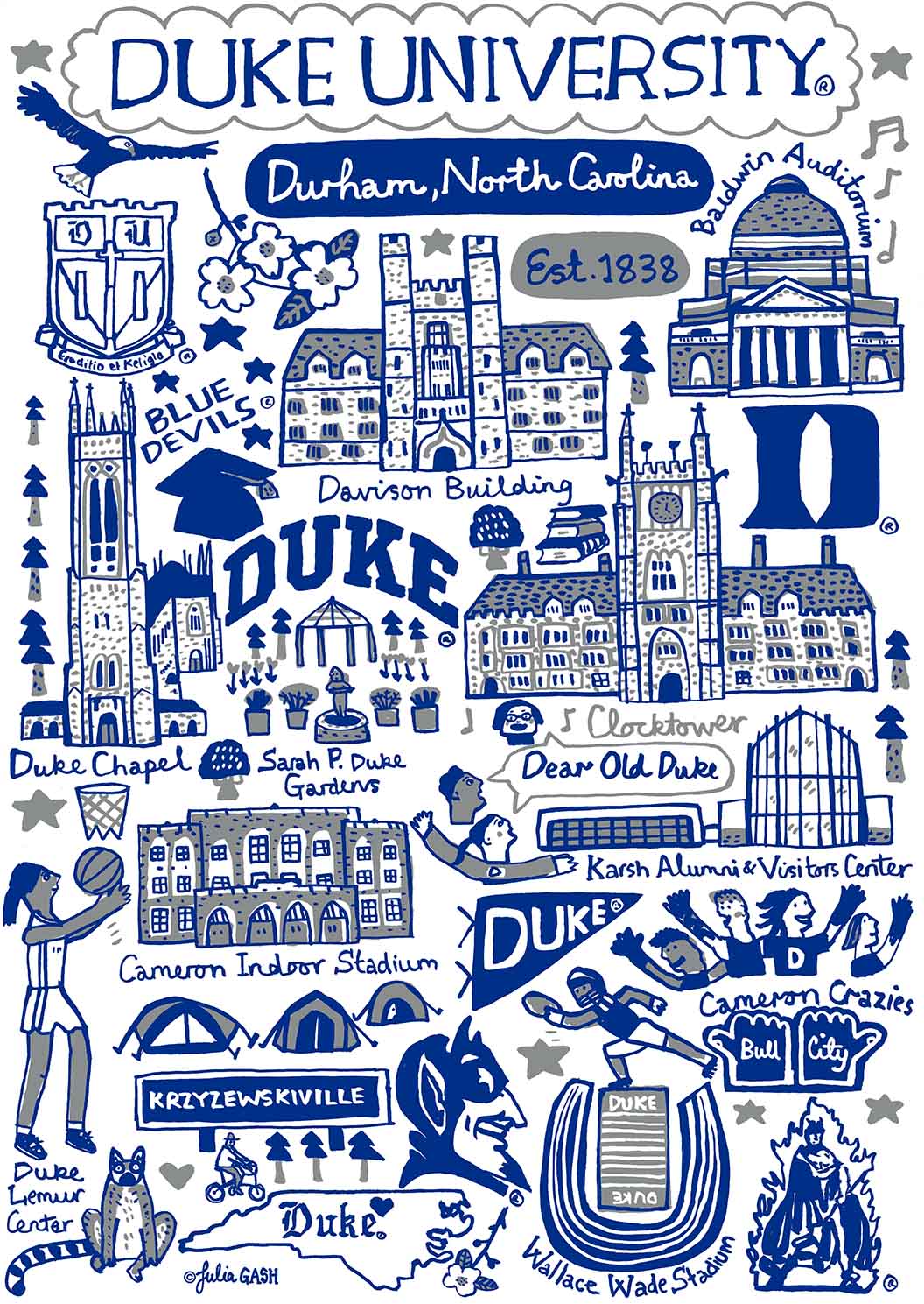 Duke University Design by Julia Gash