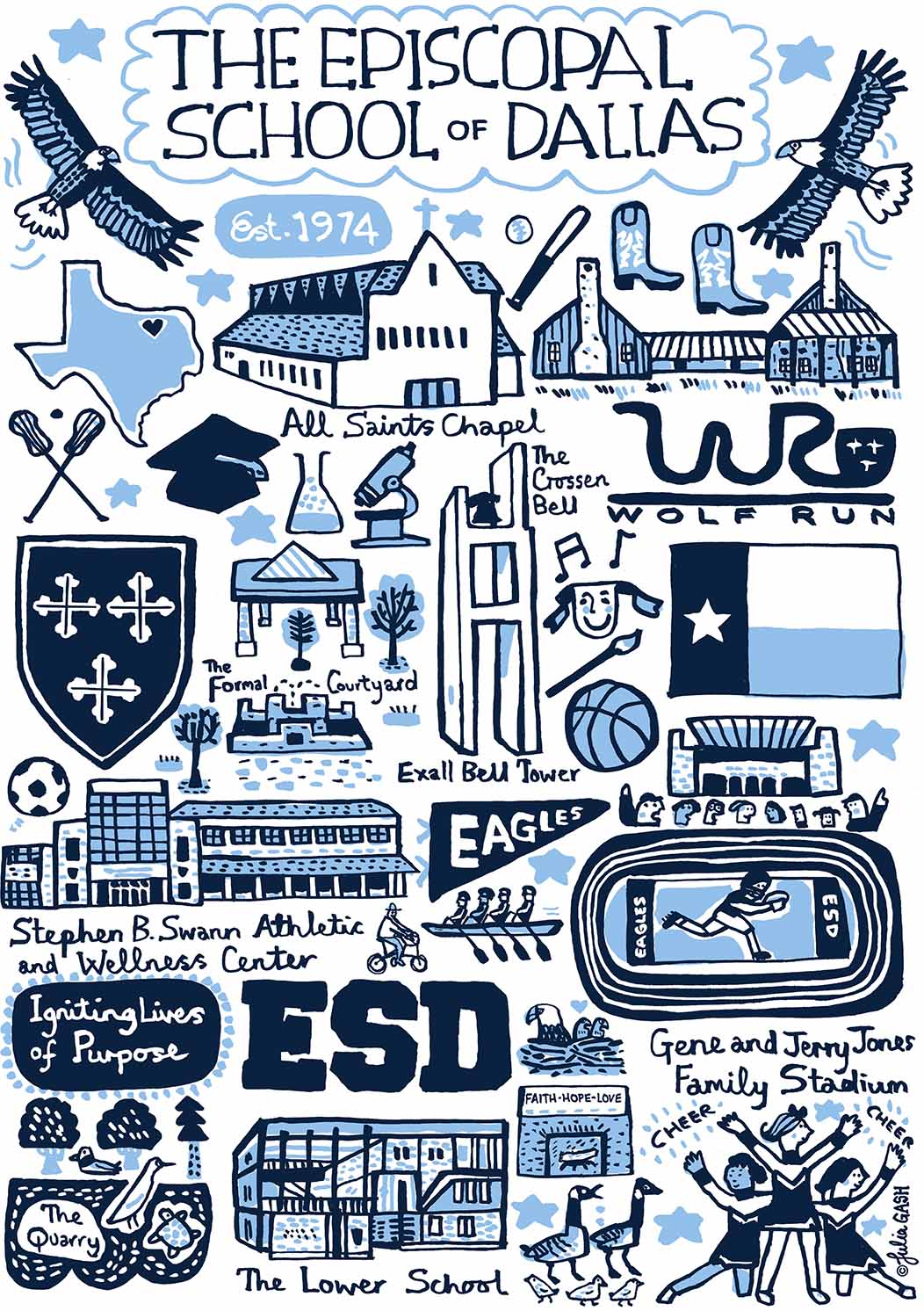 Episcopal School of Dallas Design by Julia Gash