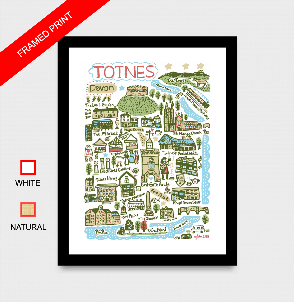 Totnes Art Print
