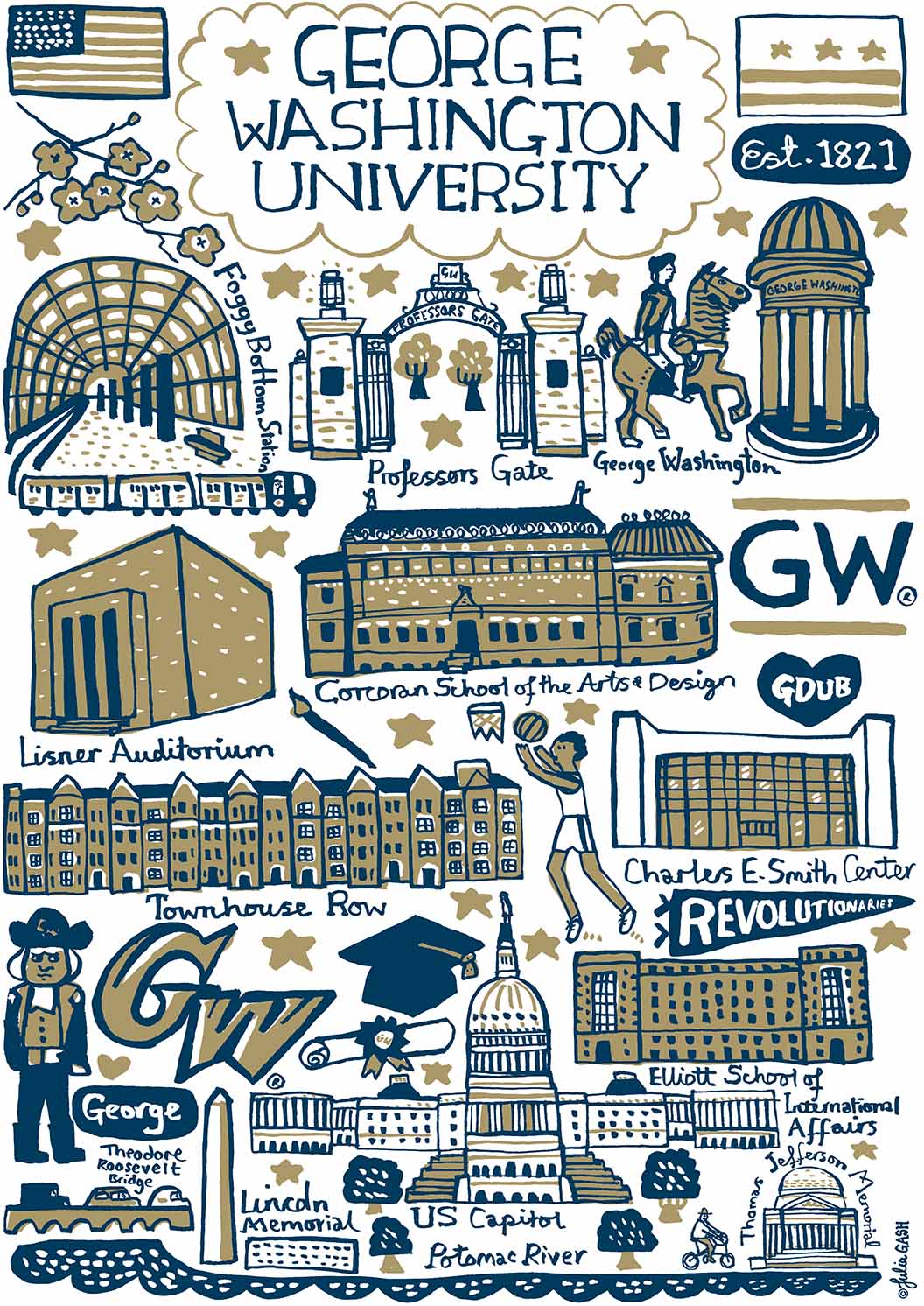 George Washington University Design by Julia Gash