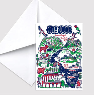Glencoe Greeting Card - Julia Gash