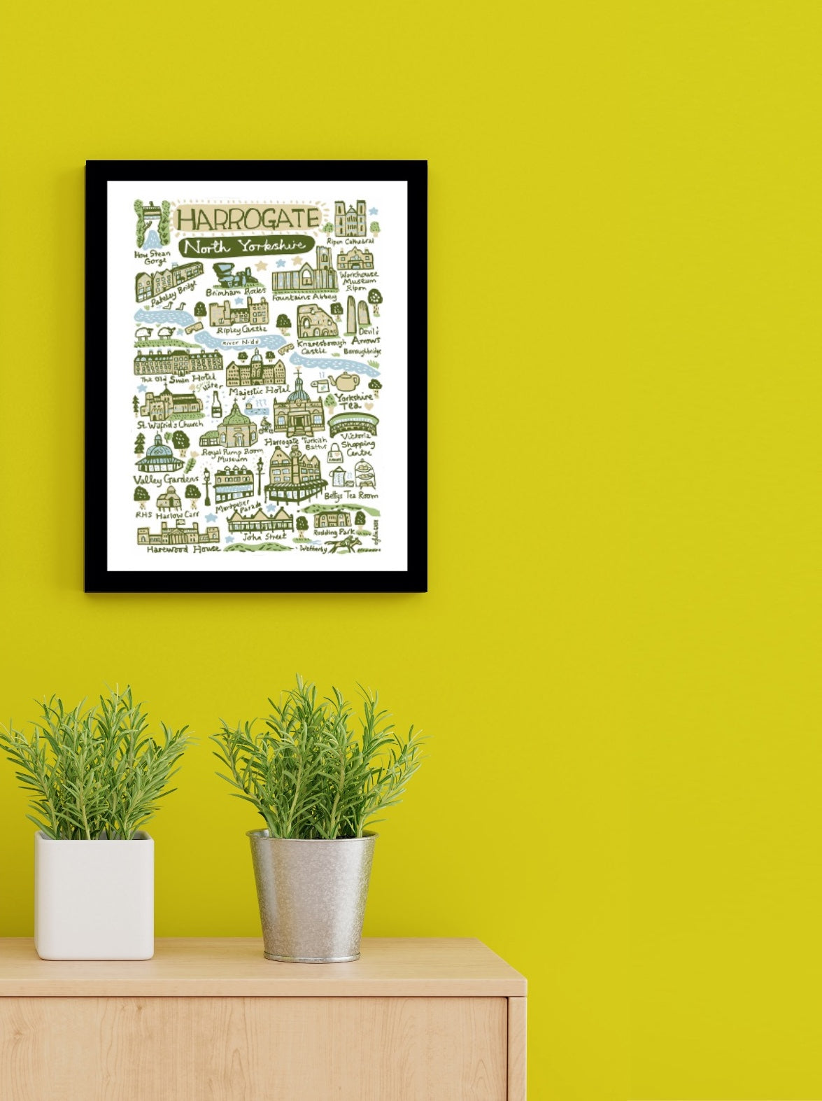 Harrogate Art Print by Julia Gash