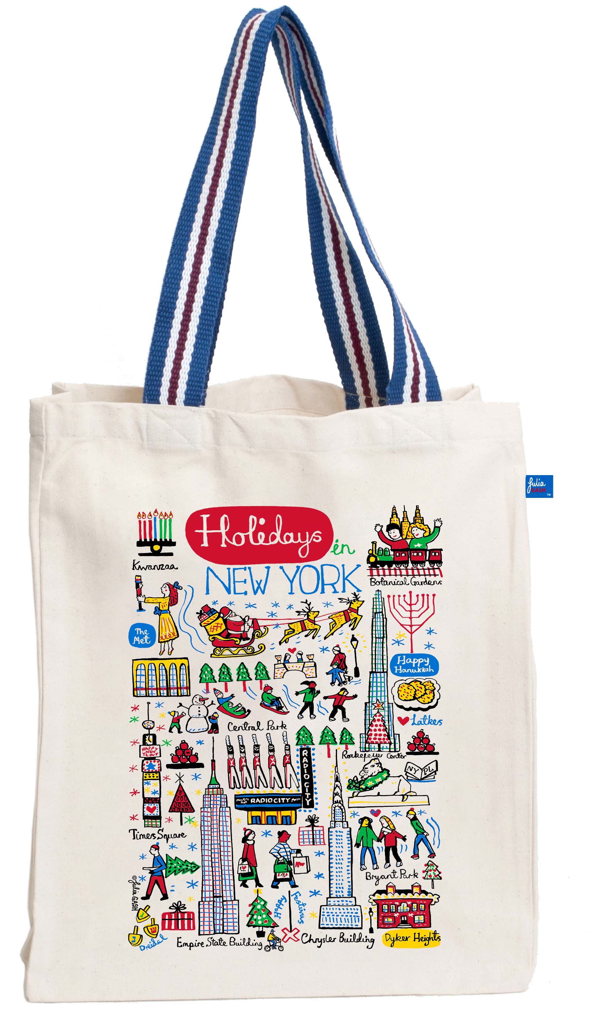 Holidays in New York Tote Bag