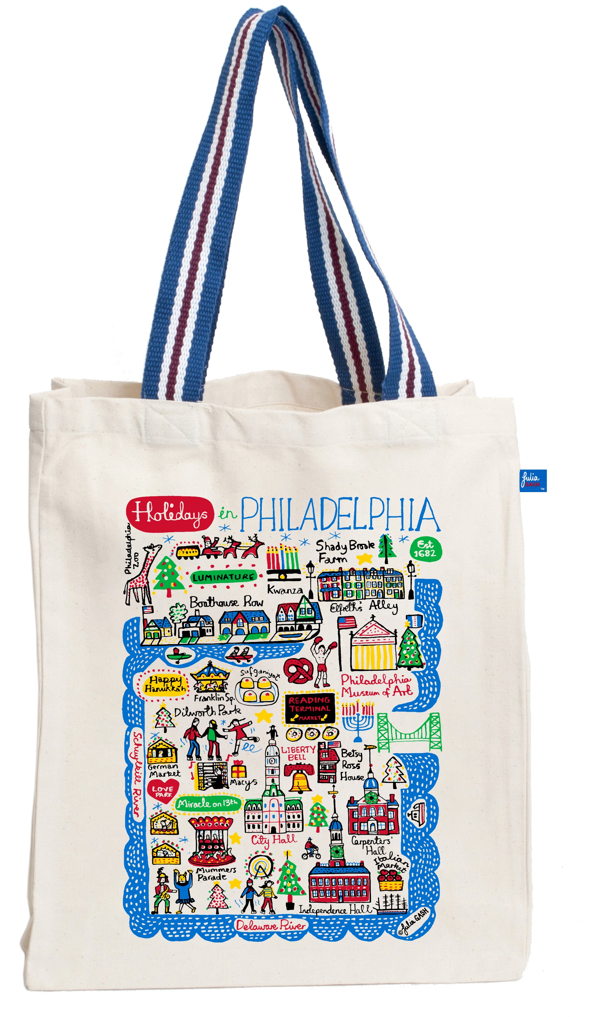 Holidays in Philadelphia Tote Bag