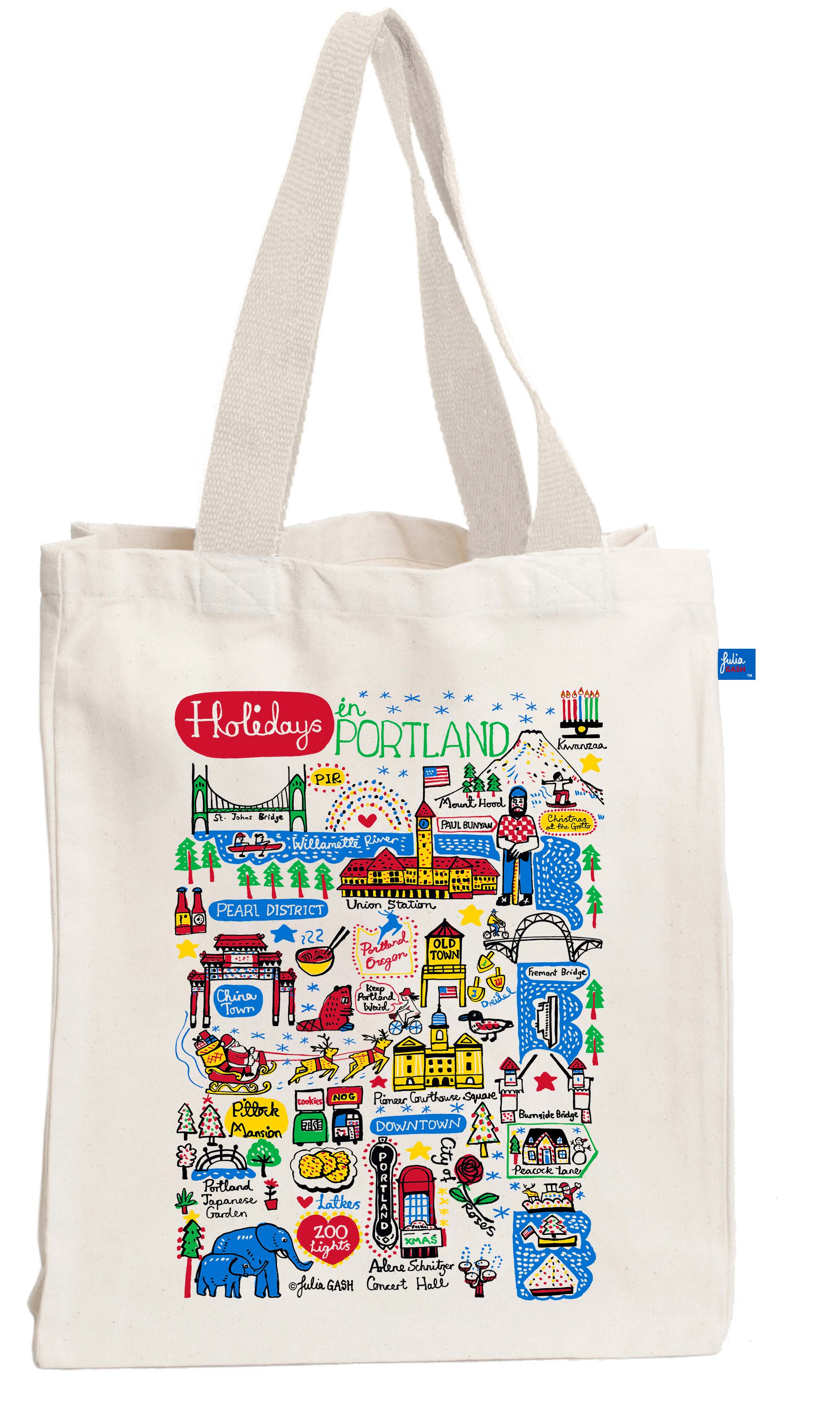 Holidays in Portland Tote Bag