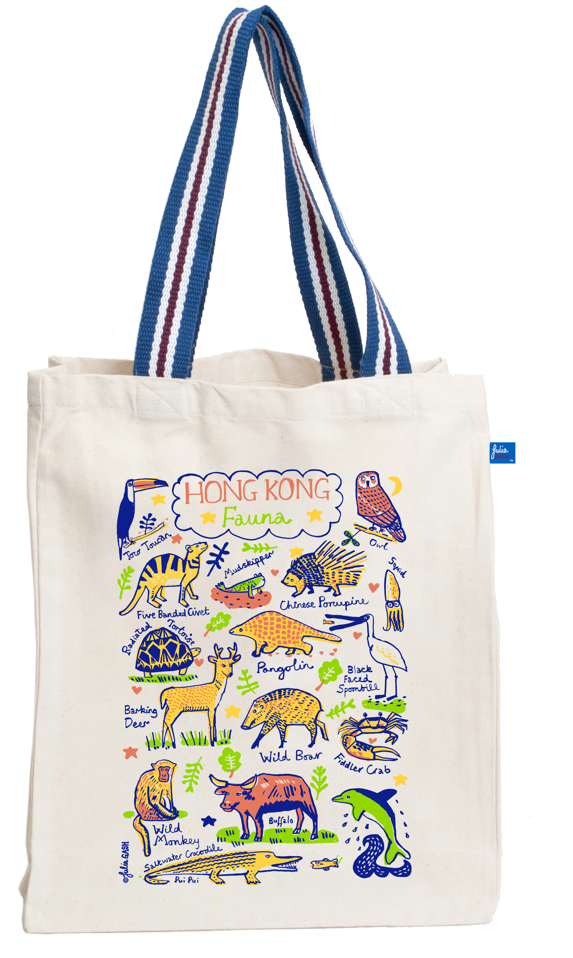 Hong Kong Fauna Tote Bag - Julia Gash