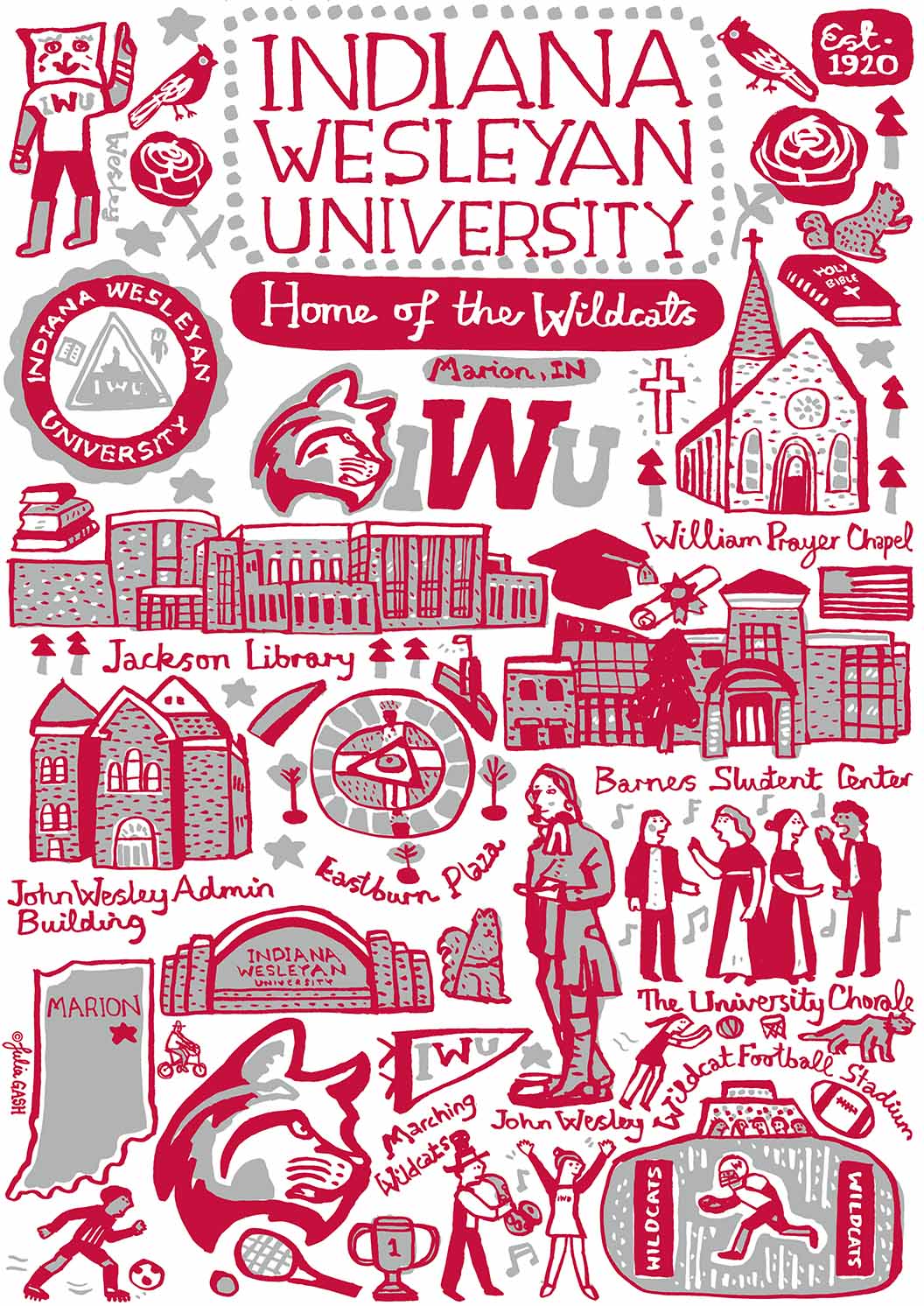 Indiana Wesleyan University Design by Julia Gash