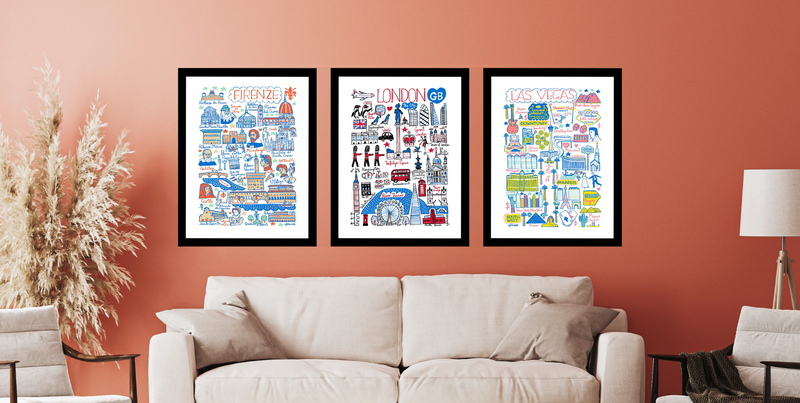 Cityscape Art Prints by Julia Gash