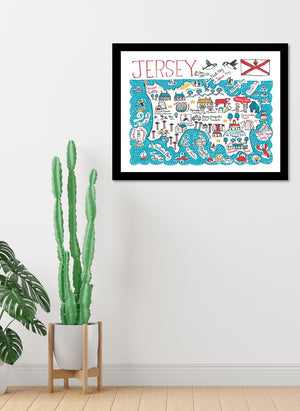 Jersey Art Print - Julia Gash
